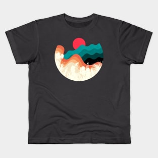 Minimalist Abstract Nature Art #36 Kids T-Shirt